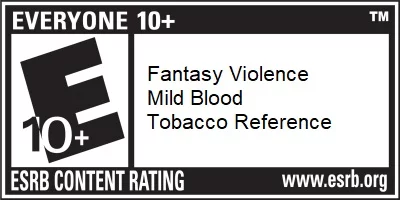 ESRB rating Everyone 10+