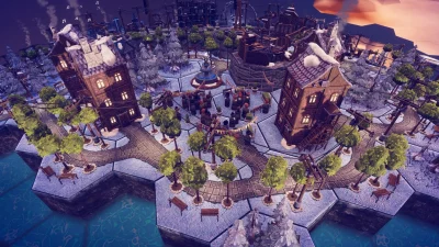 Screenshot taken from Before We Leave. A cozy city builder from Team17 and Balancing Monkey.